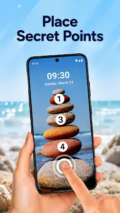 Touch Lock Screen Touch Photo screenshot 2