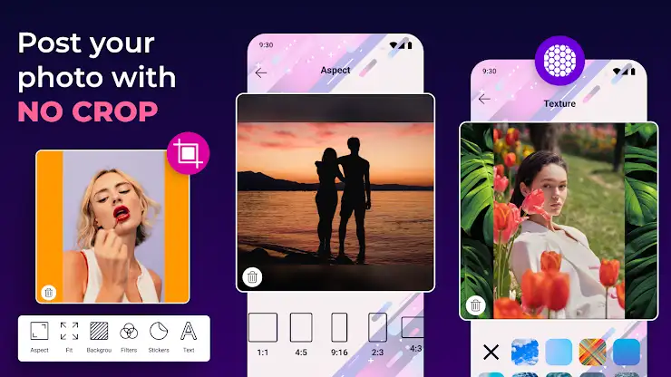 No Crop Profile Pic Customizer screenshot 1