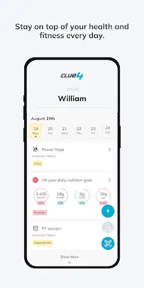 Club4 App screenshot 2
