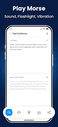 Morse Code Translator screenshot 2