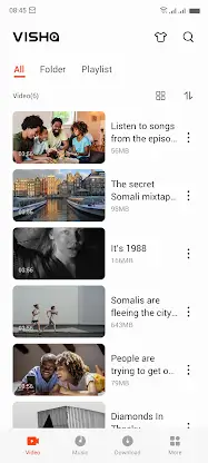 Visha-Video Player All Formats screenshot 1