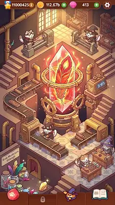 Cat Magic School : Cute Tycoon screenshot 1