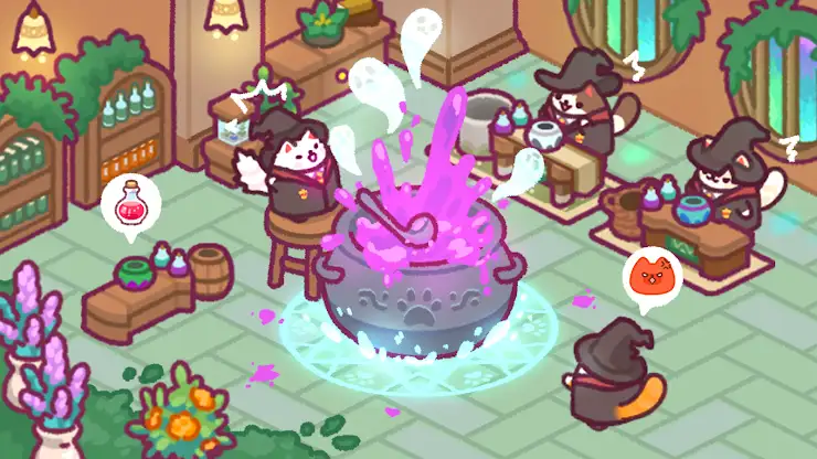 Cat Magic School : Cute Tycoon screenshot 6