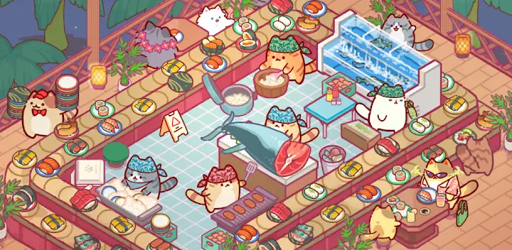 Cat Snack Bar: Cute Food Games — Android game banner