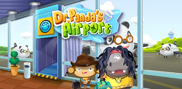 Dr. Panda Airport — Android game banner
