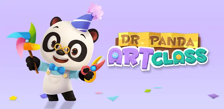 Dr. Panda Art Class — Android app banner