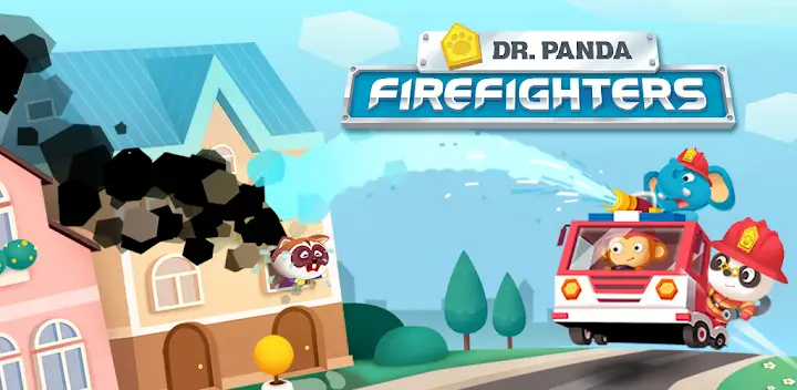 Dr. Panda Firefighters — Android game banner