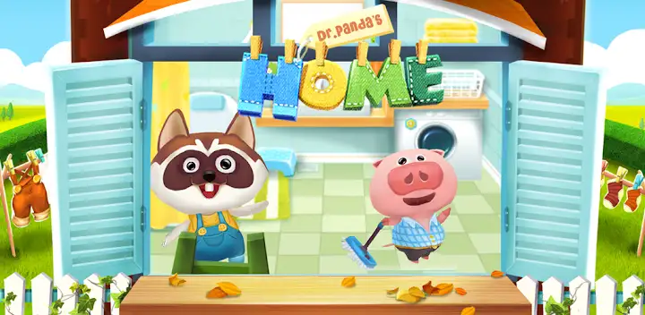 Dr. Panda Home — Android game banner