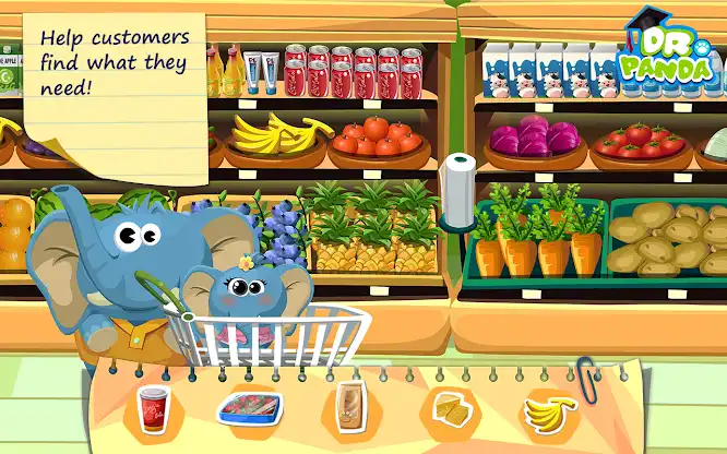 Dr. Panda Supermarket screenshot 3