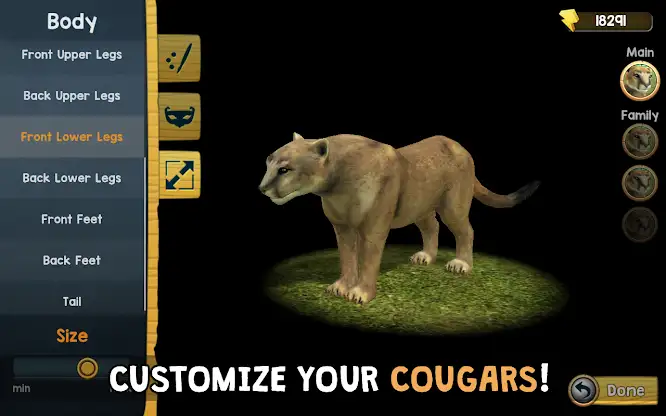 Wild Cougar Sim 3D screenshot 5