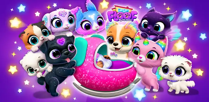 Floof - My Pet House — Android game banner