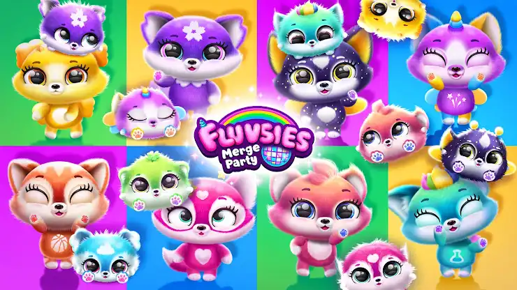 Fluvsies Merge Party screenshot 3