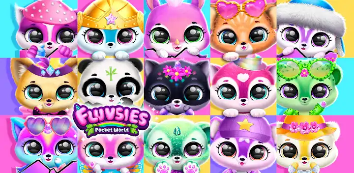 Fluvsies Pocket World — Android game banner