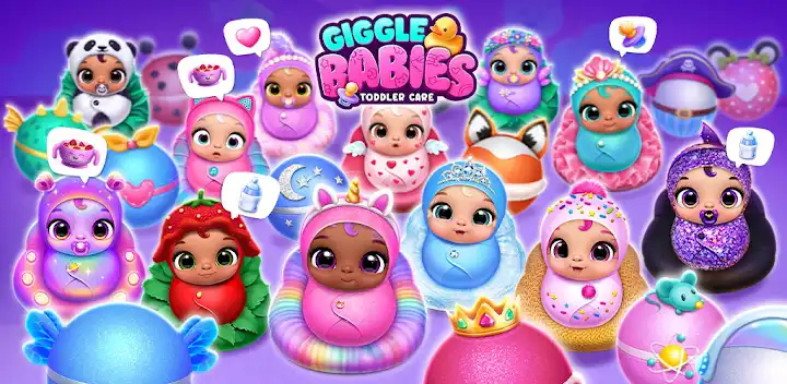 Giggle Babies - Toddler Care — Android game banner