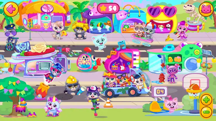 Little Kitty Town - Cat World screenshot 1