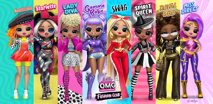 LOL Surprise! OMG Fashion Club — Android game banner