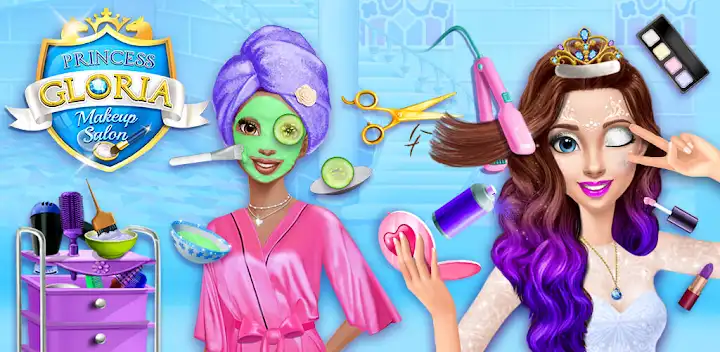 Princess Gloria Makeup Salon — Android game banner