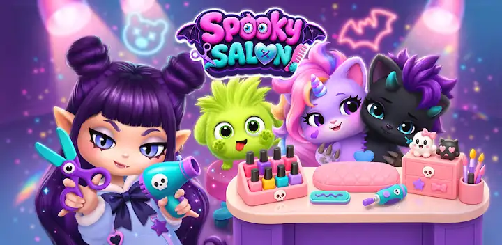 Spooky Salon: Makeover Club — Android game banner