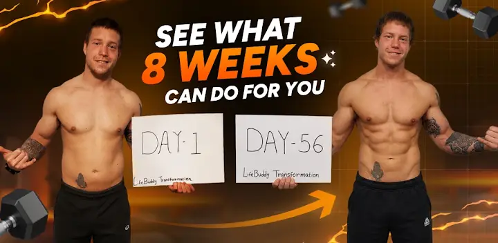 Dumbbell Home Workout — Android app banner