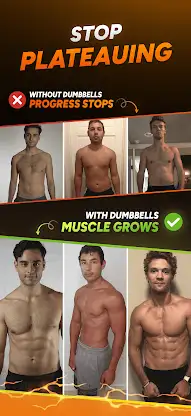 Dumbbell Home Workout screenshot 3