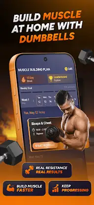 Dumbbell Home Workout screenshot 1