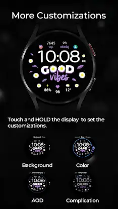 TVV Good Vibes Watch Face screenshot 5