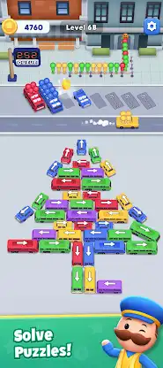 Crazy Bus: Car Jam Parking screenshot 2