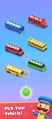 Crazy Bus: Car Jam Parking screenshot 5