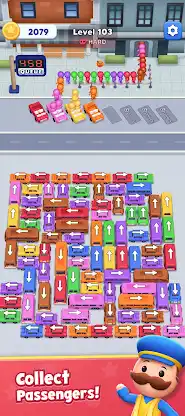 Crazy Bus: Car Jam Parking screenshot 1