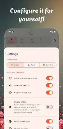 Party Mat Spinner Wheel screenshot 6