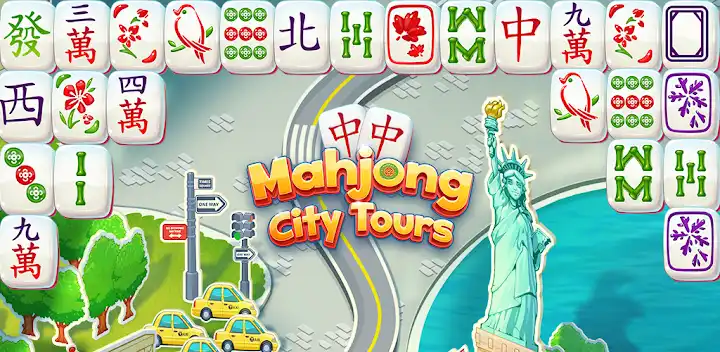 Mahjong City Tours: Tile Match — Android game banner