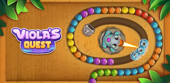 Marble Shooter: Viola's Quest — Android game banner