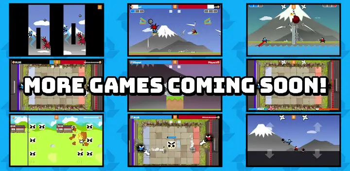 Jumping Ninja Party 2 Player — Android game banner