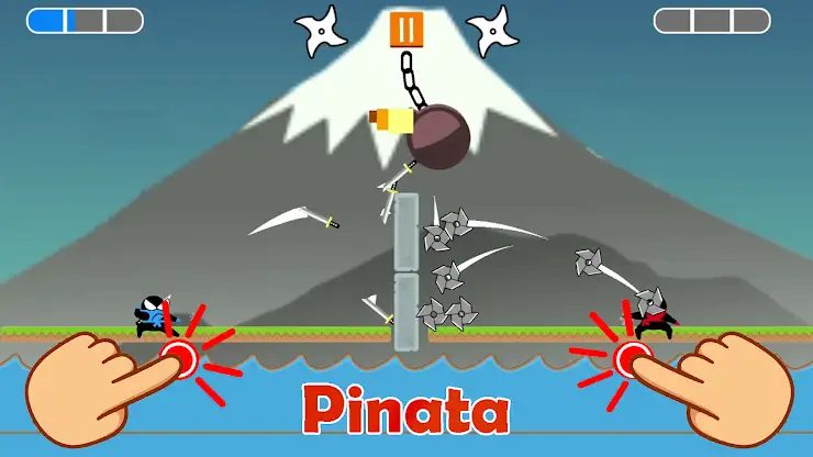 Jumping Ninja Party 2 Player screenshot 7
