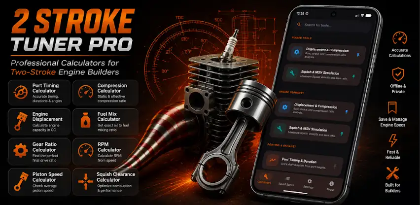 2T Tuner - 2 Stroke Tuner Pro screenshot 1