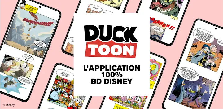 Ducktoon - Webtoon & BD Disney — Android app banner
