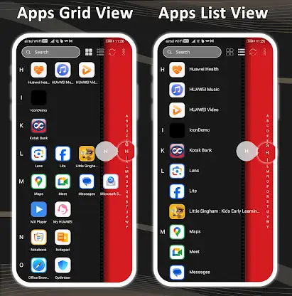 Dark Fusion Launcher screenshot 5