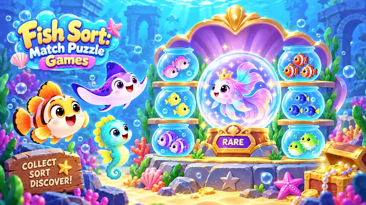 Fish Sort: Match Puzzle Games screenshot 7