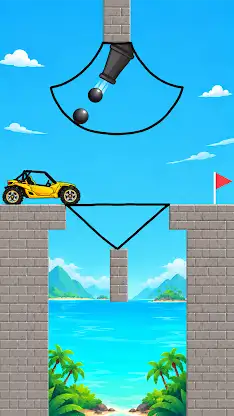 Draw Bridge: Car Puzzle screenshot 7