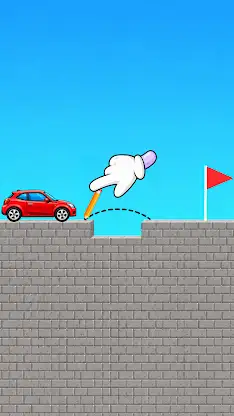 Draw Bridge: Car Puzzle screenshot 1