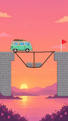 Draw Bridge: Car Puzzle screenshot 2