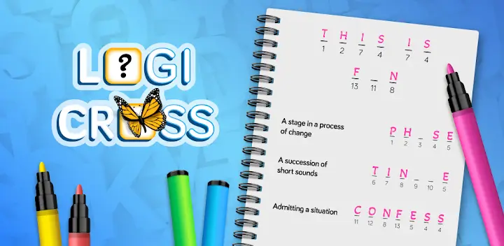 Logicross: Crossword Puzzle — Android game banner
