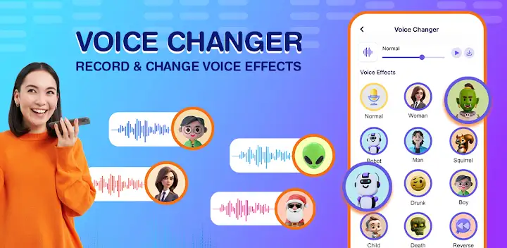 Voice Changer Sound Effects — Android app banner