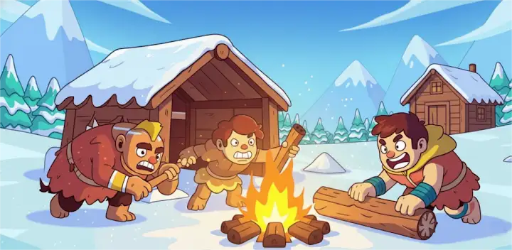 Icy Village: Survival Idle — Android game banner