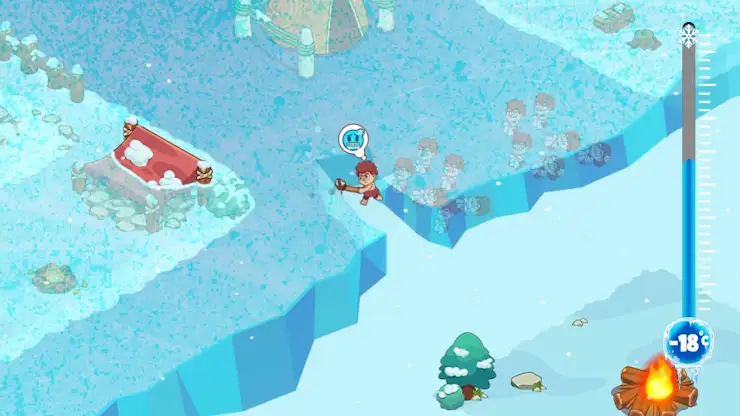 Icy Village: Survival Idle screenshot 1