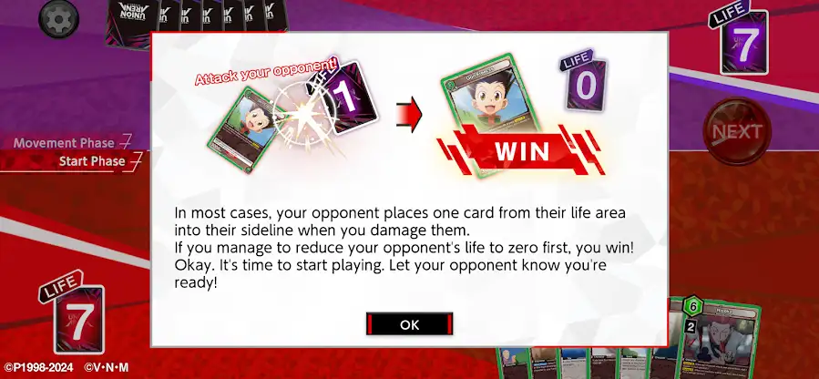 UNION ARENA Tutorial App screenshot 2