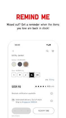 UNIQLO Singapore screenshot 5