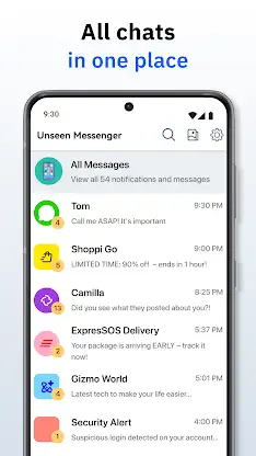Unseen Messenger - Deleted Msg screenshot 3