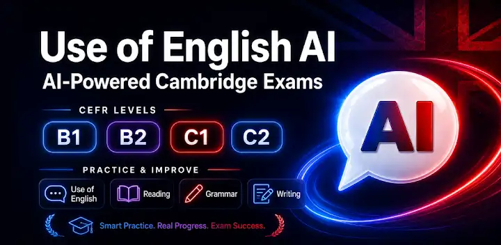 Use of English AI — Android app banner