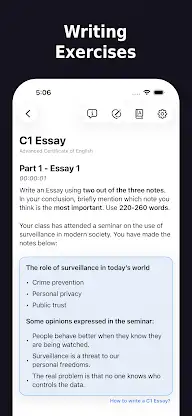 English C1 Tests (CAE) screenshot 7